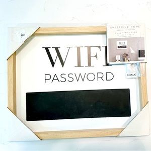 SHEFFIELD HOME CHALK WI-FI SIGN.